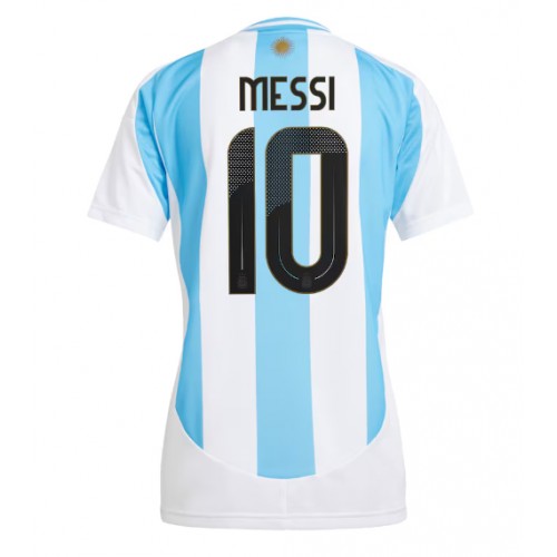 Argentina Lionel Messi #10 Domaci Dres za Ženska Copa America 2024 Kratak Rukav